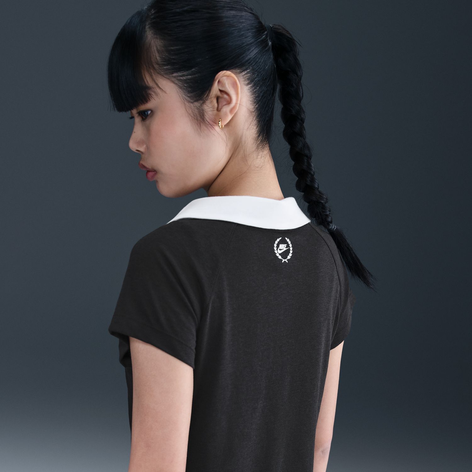 Polo de Mulher Sportswear Preto-3