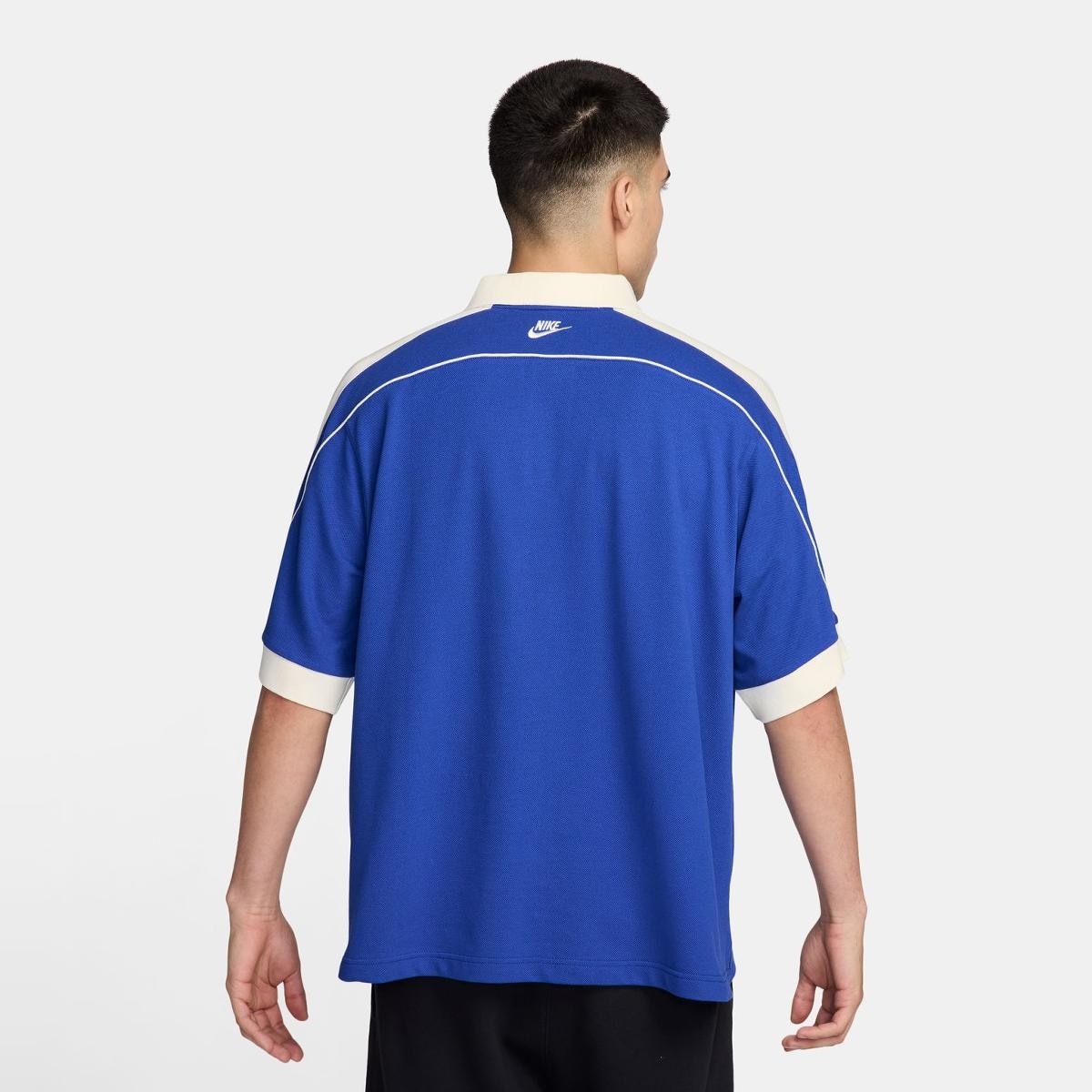 Polo de Homem Sportswear Club Azul-2