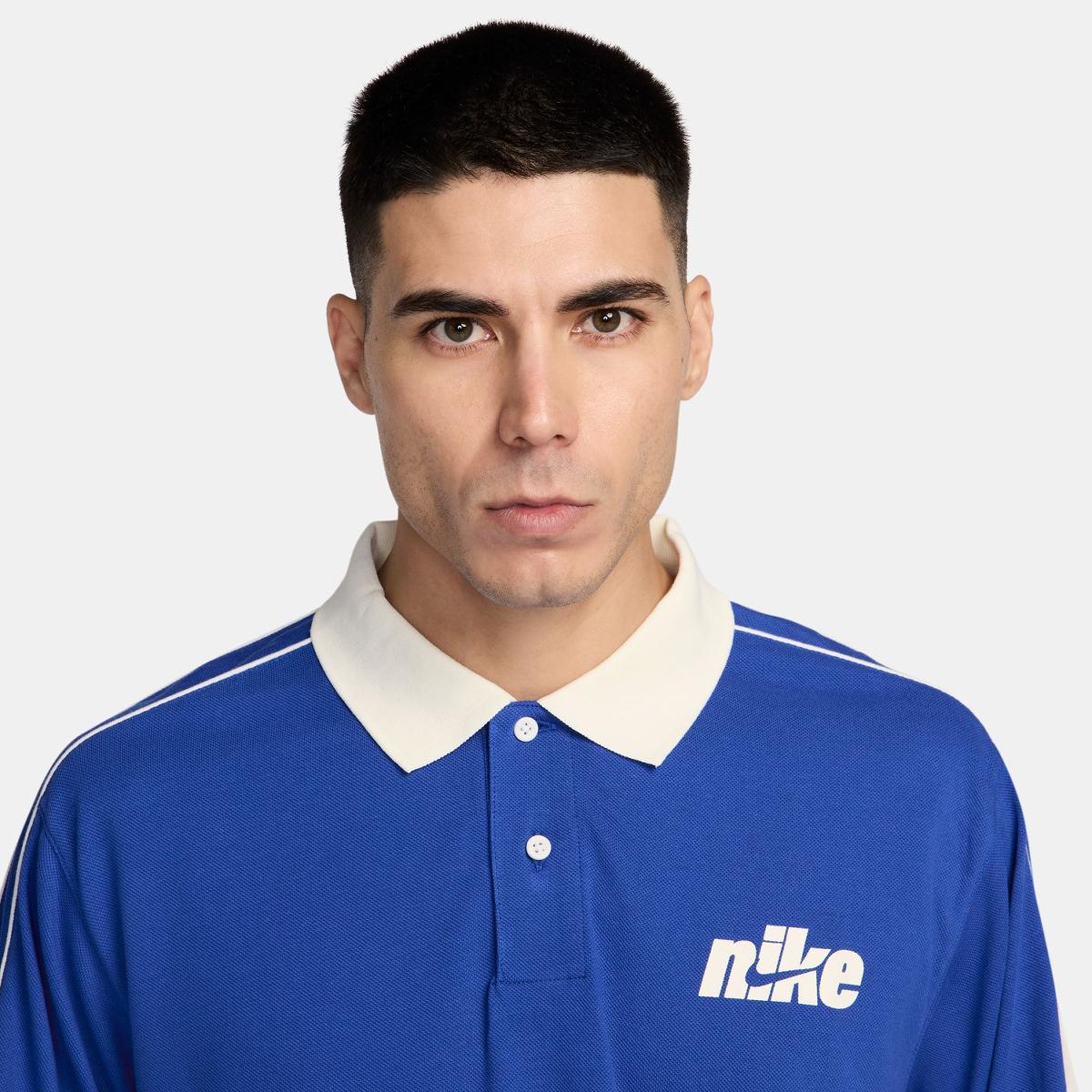 Polo de Homem Sportswear Club Azul-3