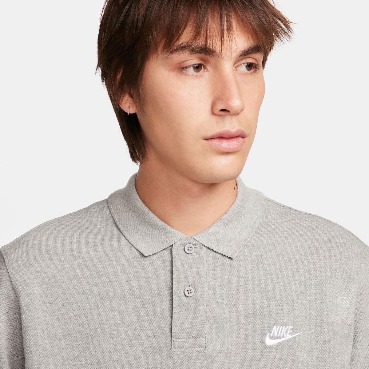 Polo de Homem Club Cinzento-3