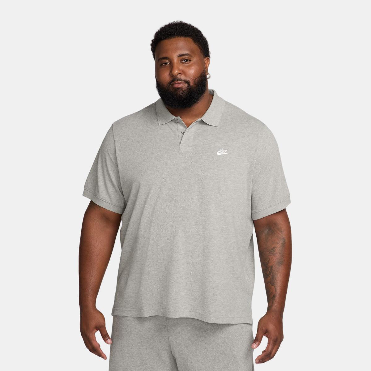 Polo de Homem Club Cinzento-7