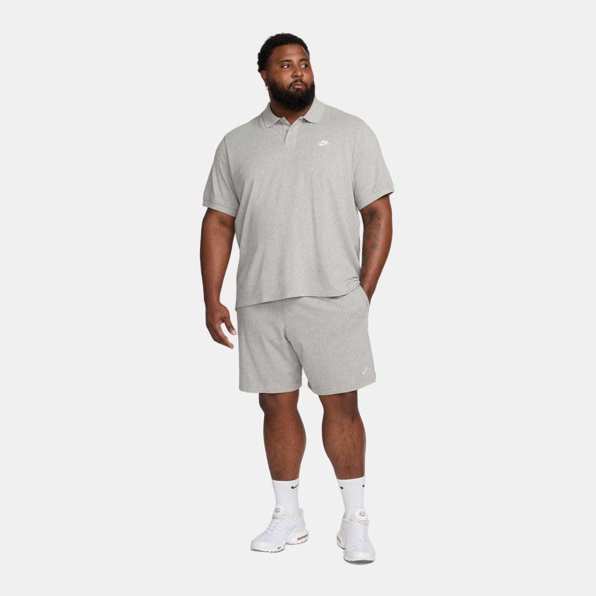 Polo de Homem Club Cinzento-12