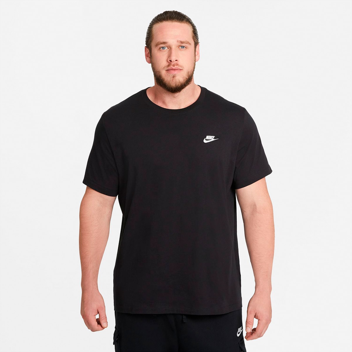 T-shirt Casual de Homem Sportswear Club Men's Preto-9
