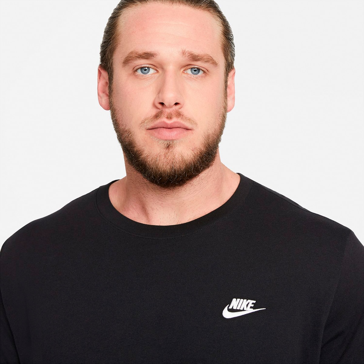 T-shirt Casual de Homem Sportswear Club Men's Preto-11