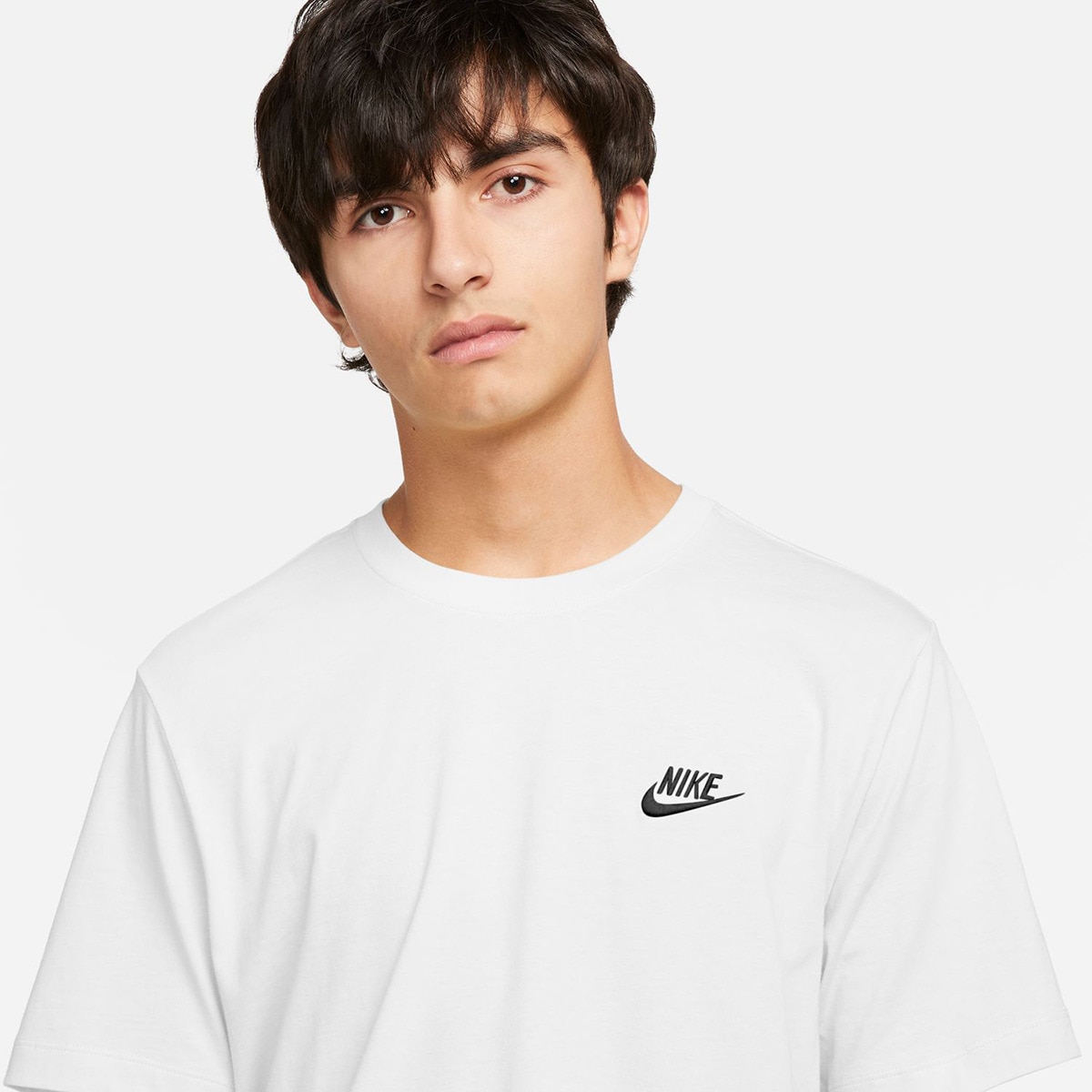 T-shirt Casual de Homem Sportswear Club Men's Branco-3