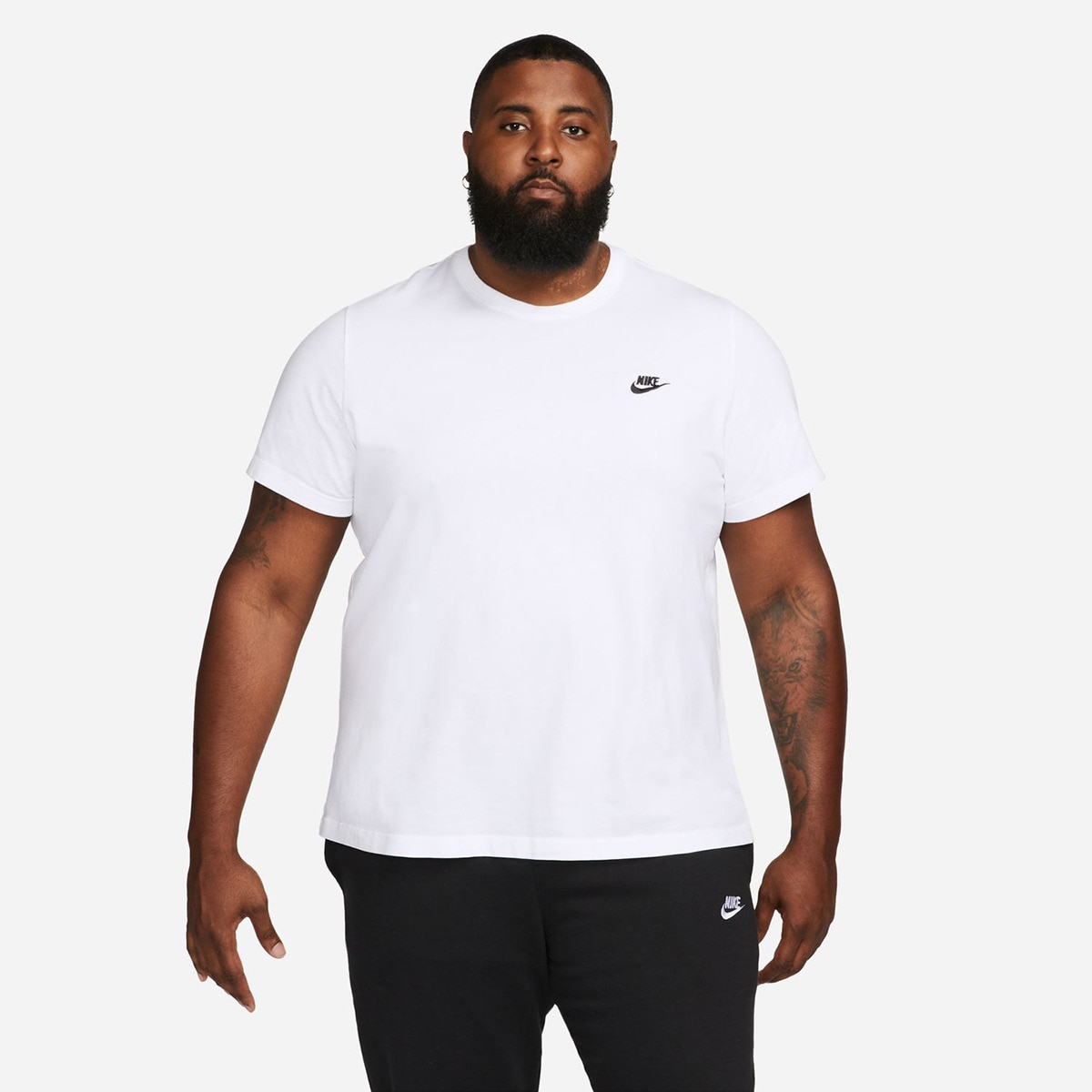 T-shirt Casual de Homem Sportswear Club Men's Branco-5