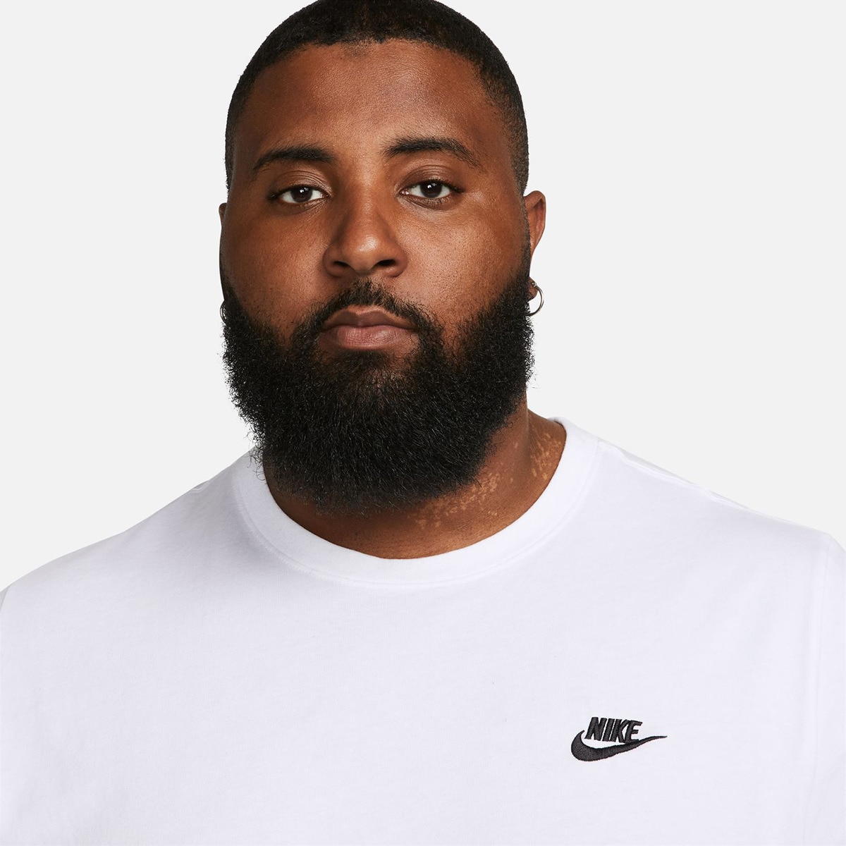 T-shirt Casual de Homem Sportswear Club Men's Branco-7