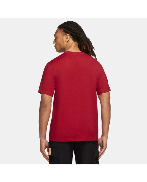 T-shirt de homem Jordan Jumpman Nike Vermelho / Preto-2