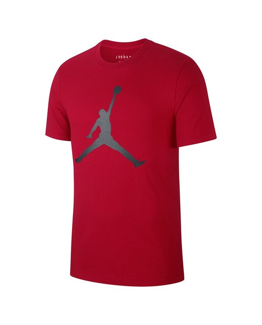 T-shirt de homem Jordan Jumpman Nike Vermelho / Preto-3