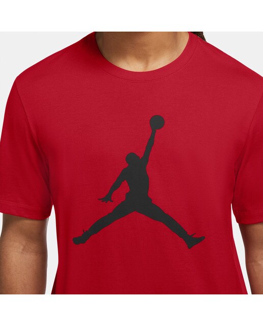 T-shirt de homem Jordan Jumpman Nike Vermelho / Preto-5