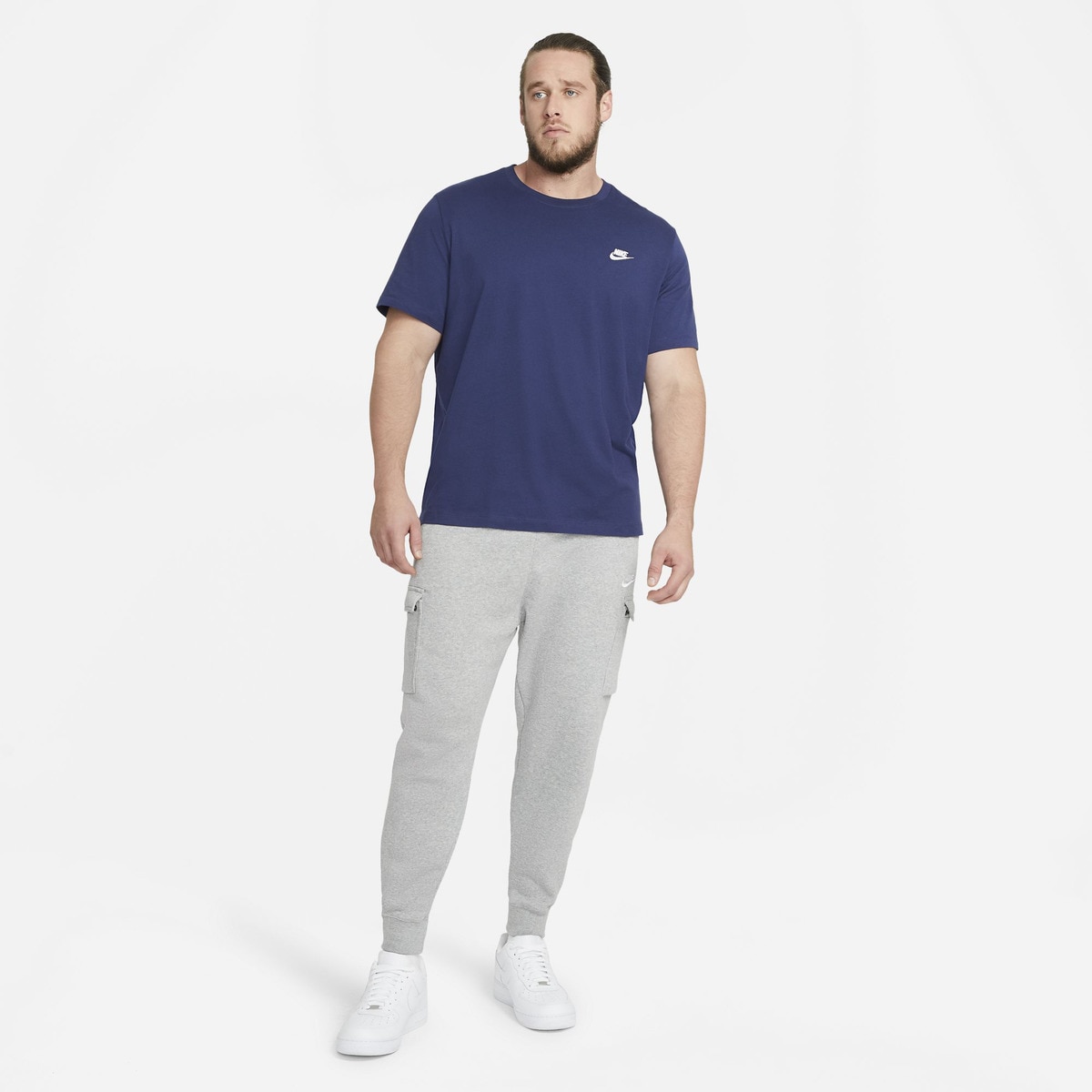 T-shirt de Homem Sportswear Club Tee Azul-6