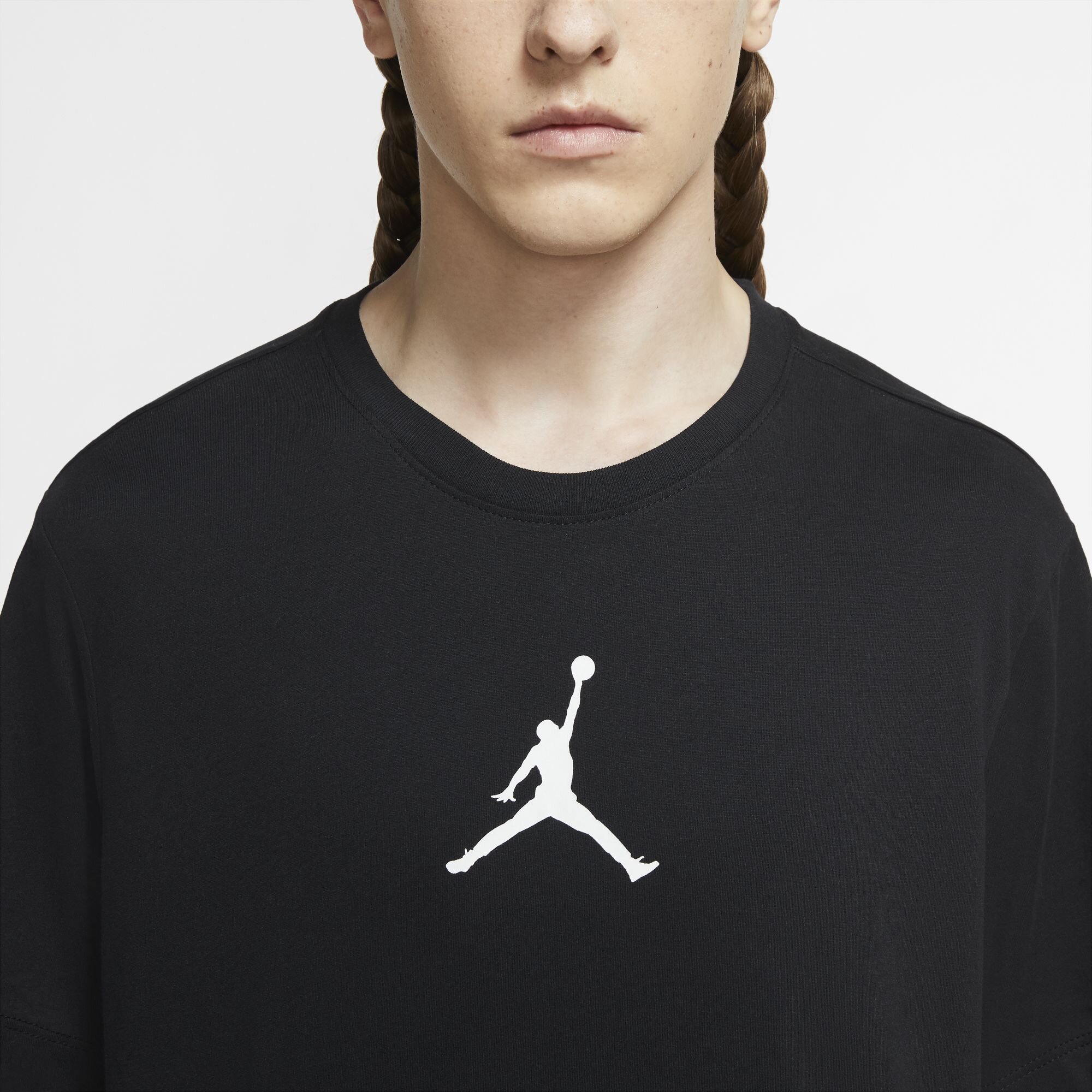 T-shirt Jumpman Dri-FIT Preto / Branco-5