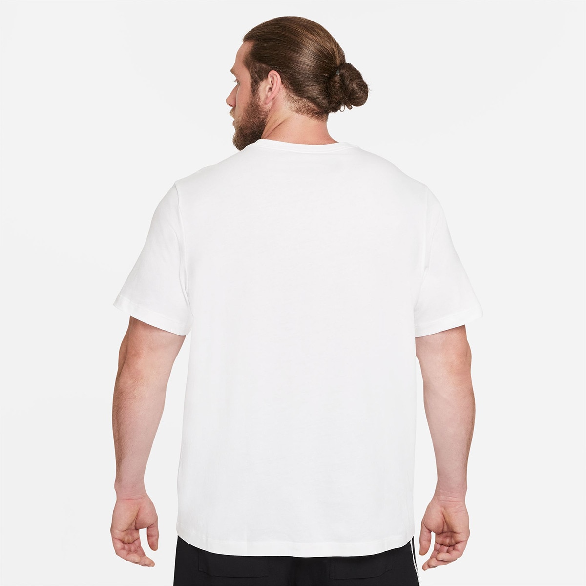 Camiseta de hombre M Nsw Club Tee Nike - Blanco / Rojo Blanco / Rojo-6