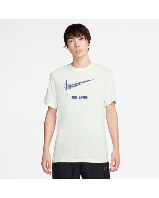 T-shirt de homem Swoosh Nike Branco-1