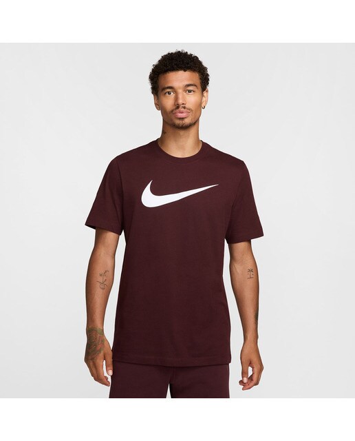 T-shirt de homem Sportswear Swoosh Nike Grená-1