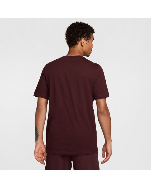 T-shirt de homem Sportswear Swoosh Nike Grená-2
