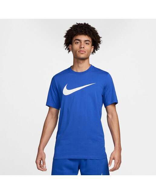 T-shirt de Homem Icon Swoosh Azul-1