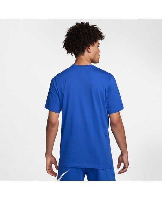 T-shirt de Homem Icon Swoosh Azul-2