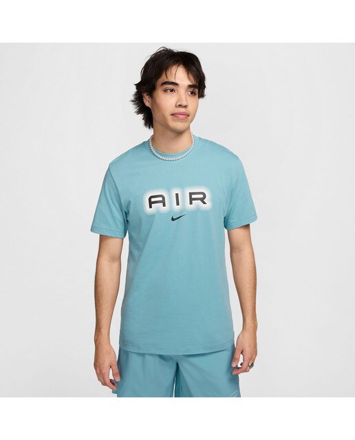 T-shirt de homem Air Nike Turquesa-1