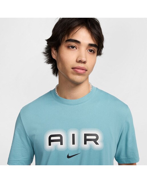 T-shirt de homem Air Nike Turquesa-3