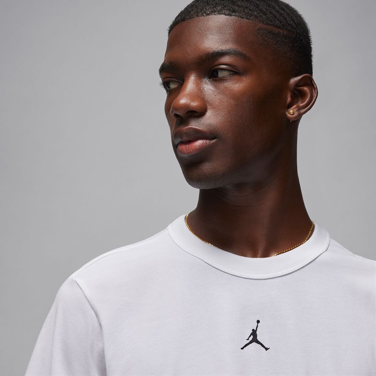 T-shirt de Homem Sport Branco / Preto-3