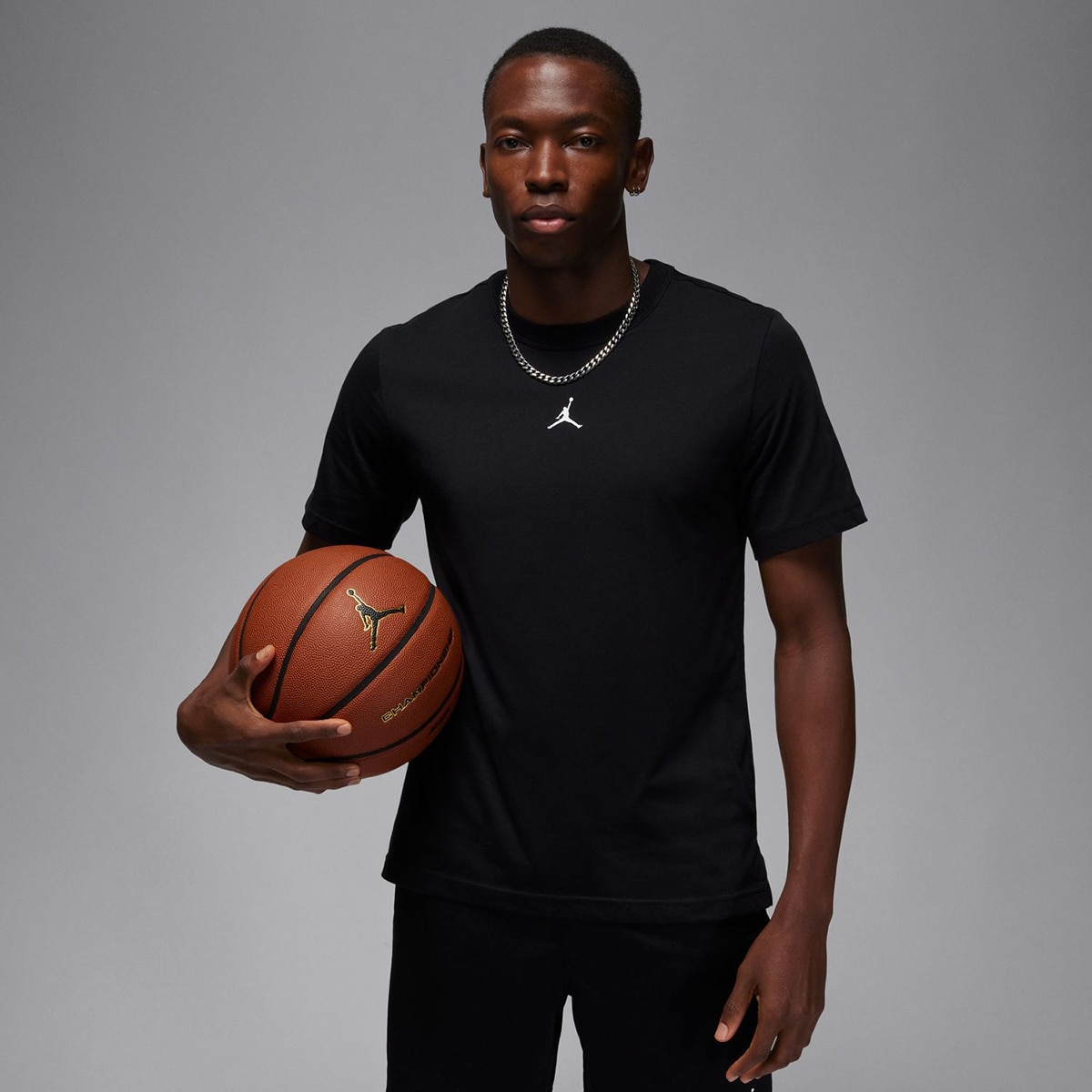 T-shirt de Homem Sport Preto-1