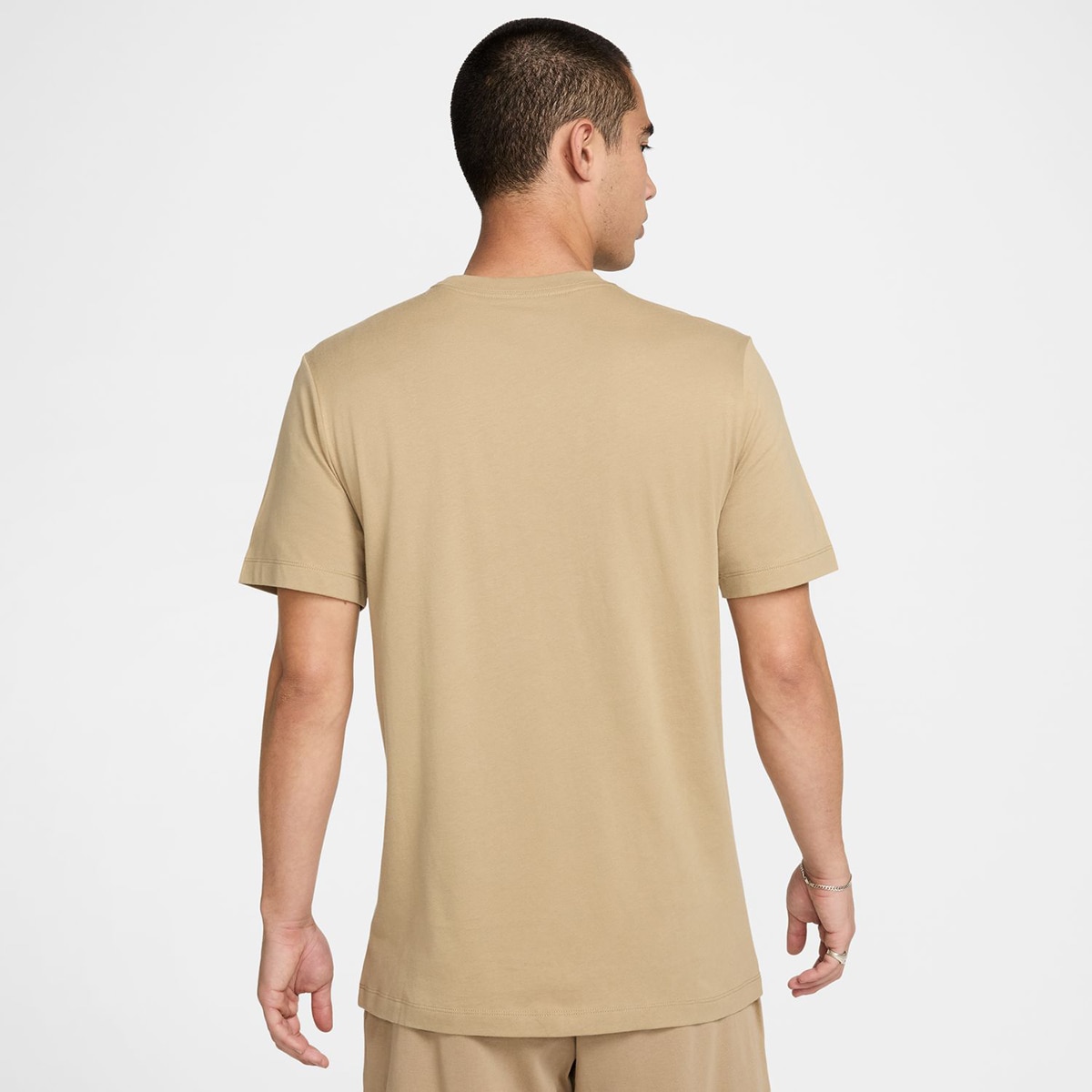 T-shirt de homem Sportswear Club Nike Bege-2