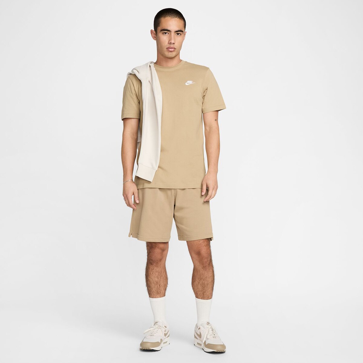 T-shirt de homem Sportswear Club Nike Bege-5