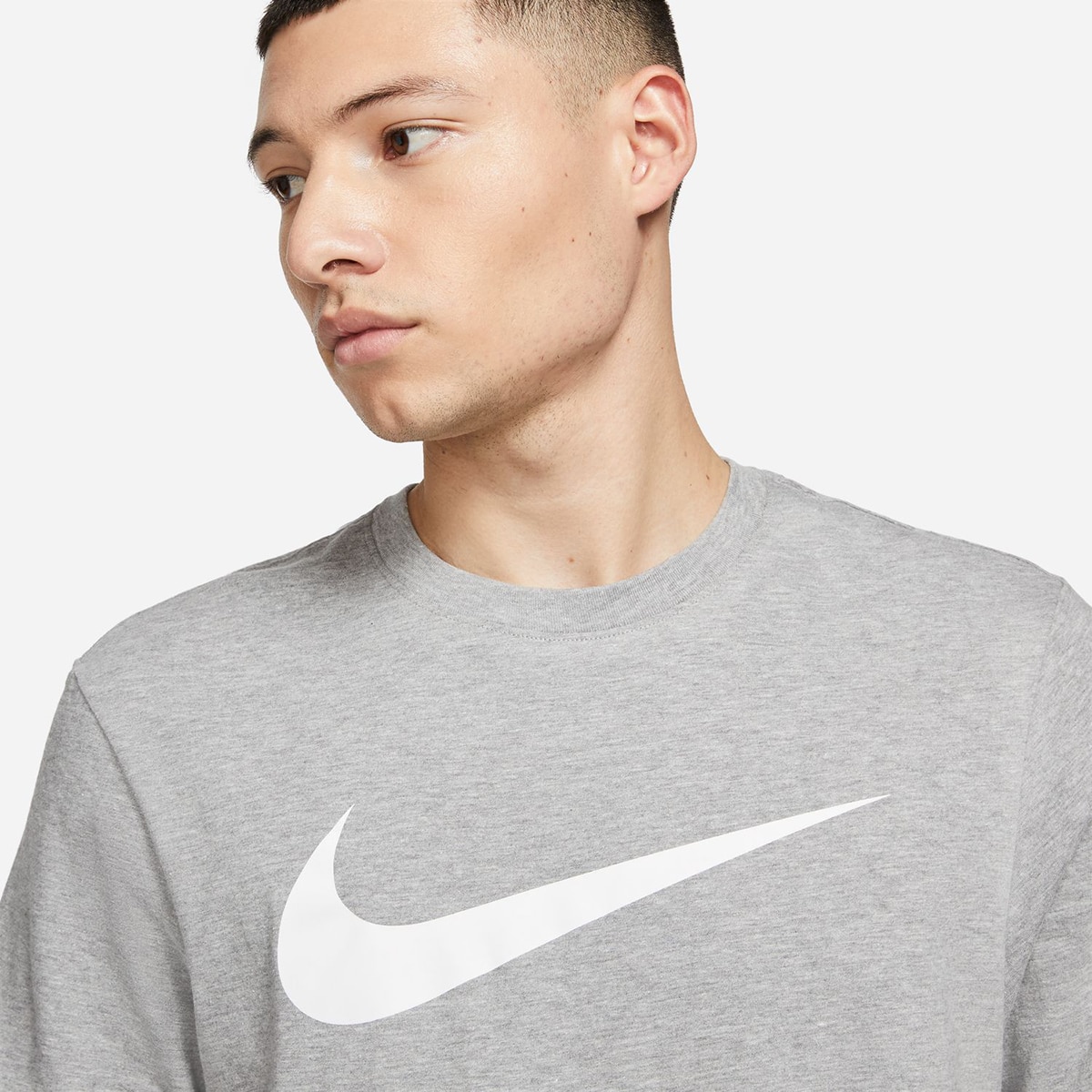 T-shirt de homem Sportswear Swoosh Nike Cinzento-3