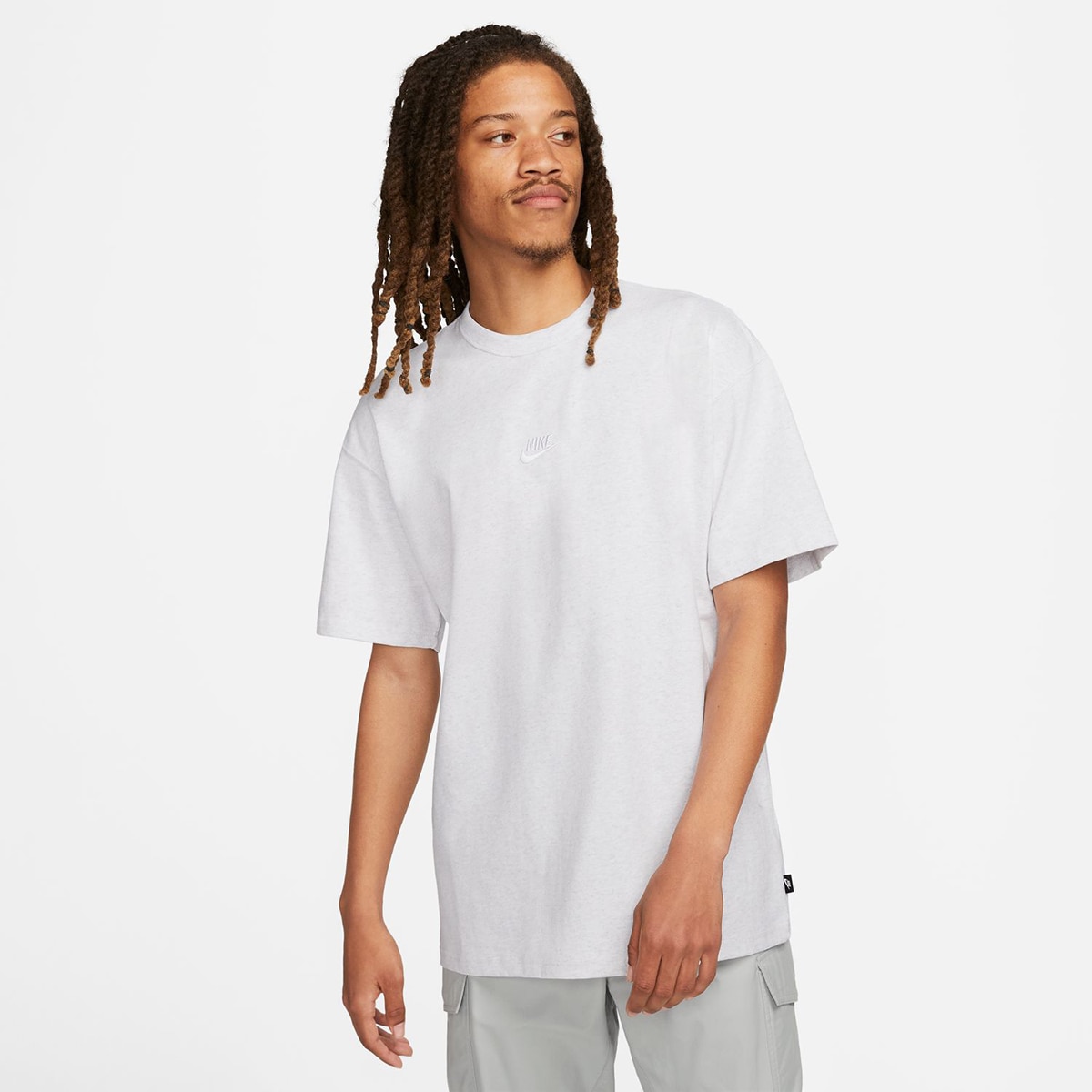 T-Shirt de Homem Sportswear Premium Essentials Cinzento-1