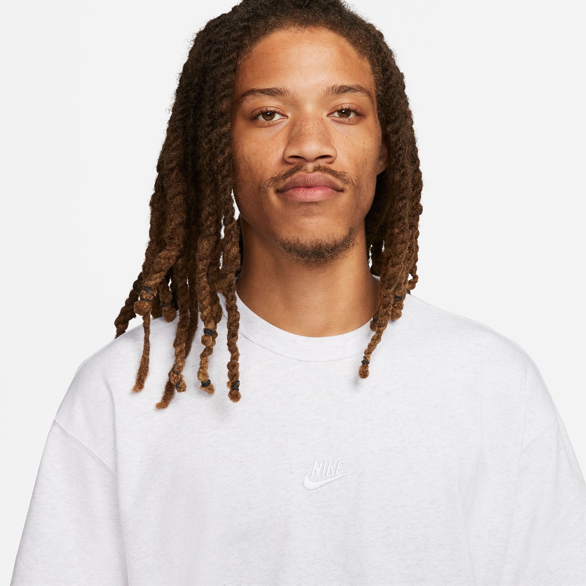 T-Shirt de Homem Sportswear Premium Essentials Cinzento-4