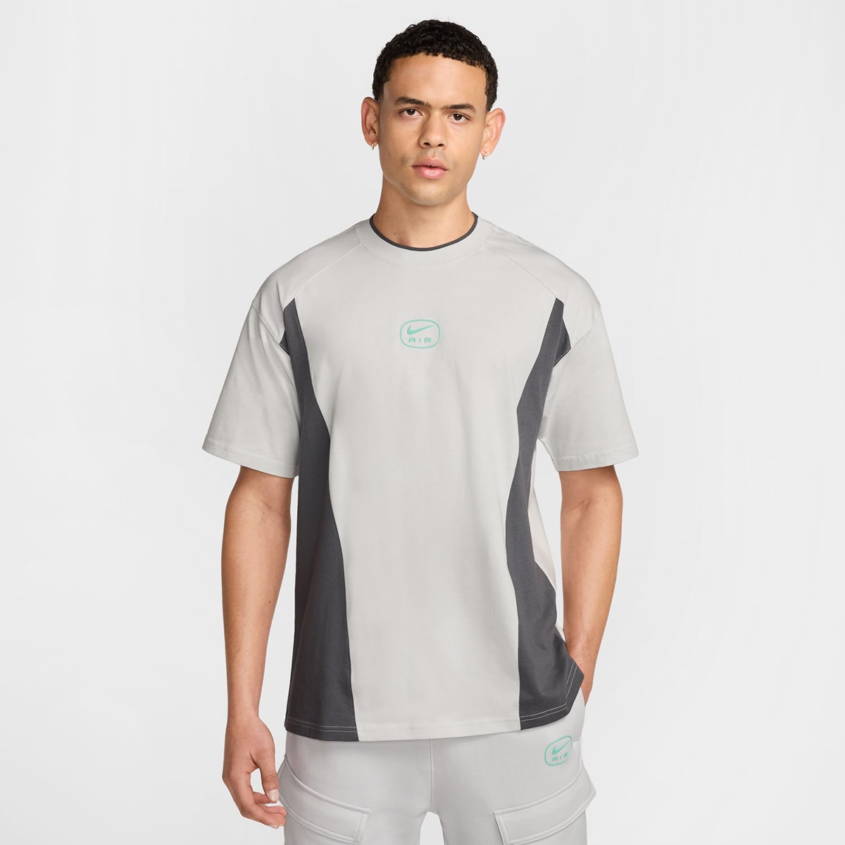 T-shirt de homem Air Nike Cinzento-1