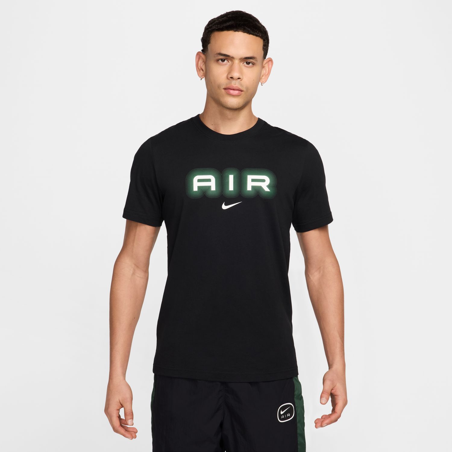 T-shirt de homem Air Nike Preto-1