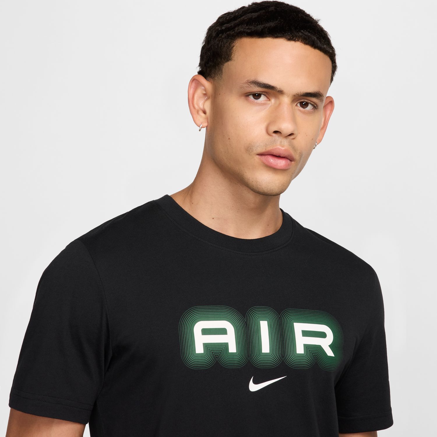 T-shirt de homem Air Nike Preto-3