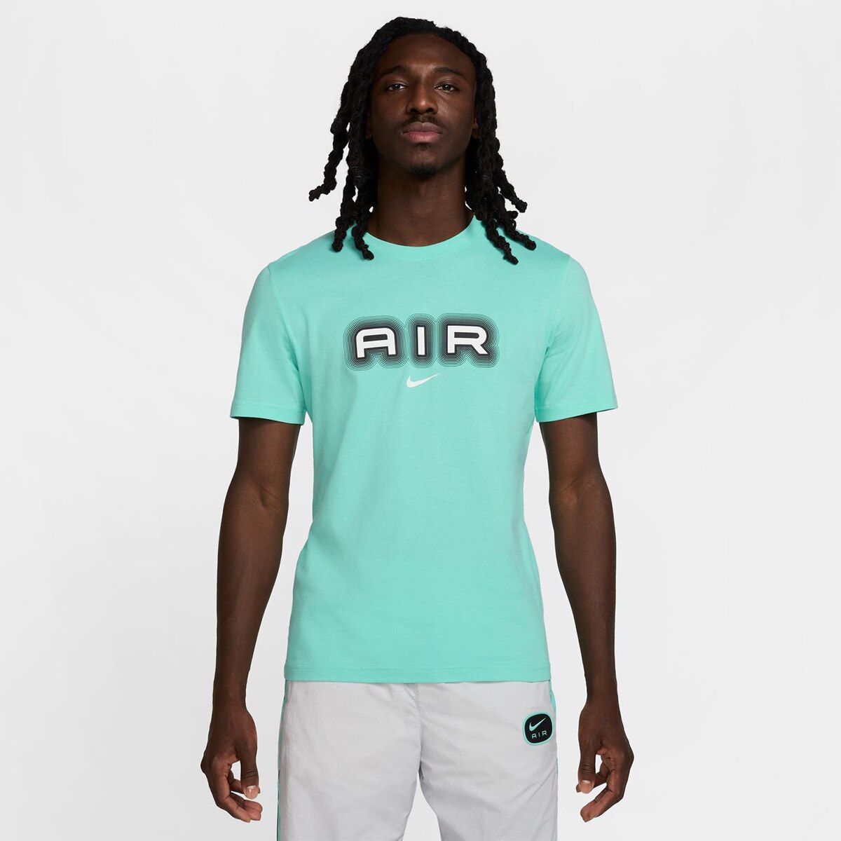 T-shirt de homem Air Nike Verde-1