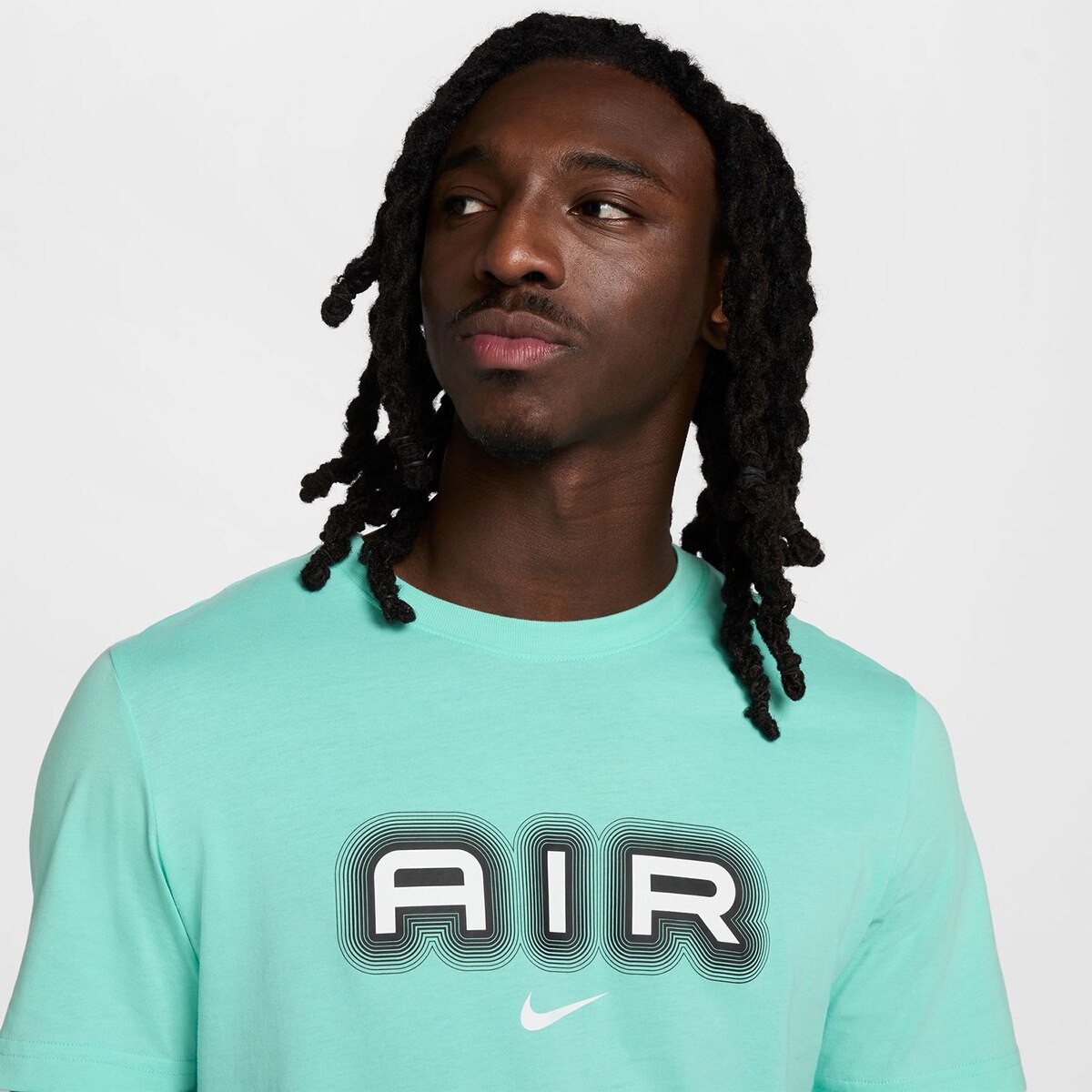 T-shirt de homem Air Nike Verde-3
