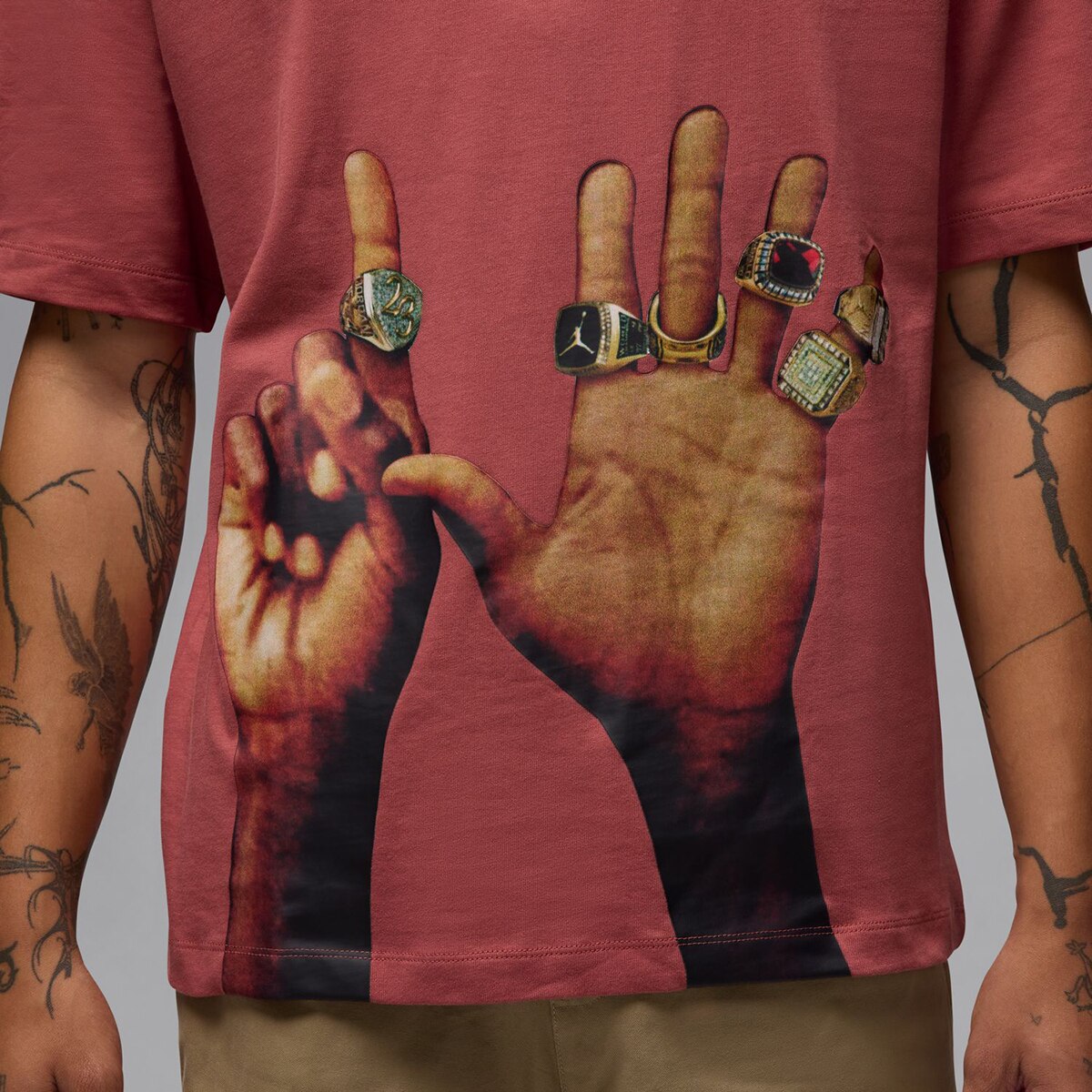 T-shirt de Homem FLT MVP Rosa-4