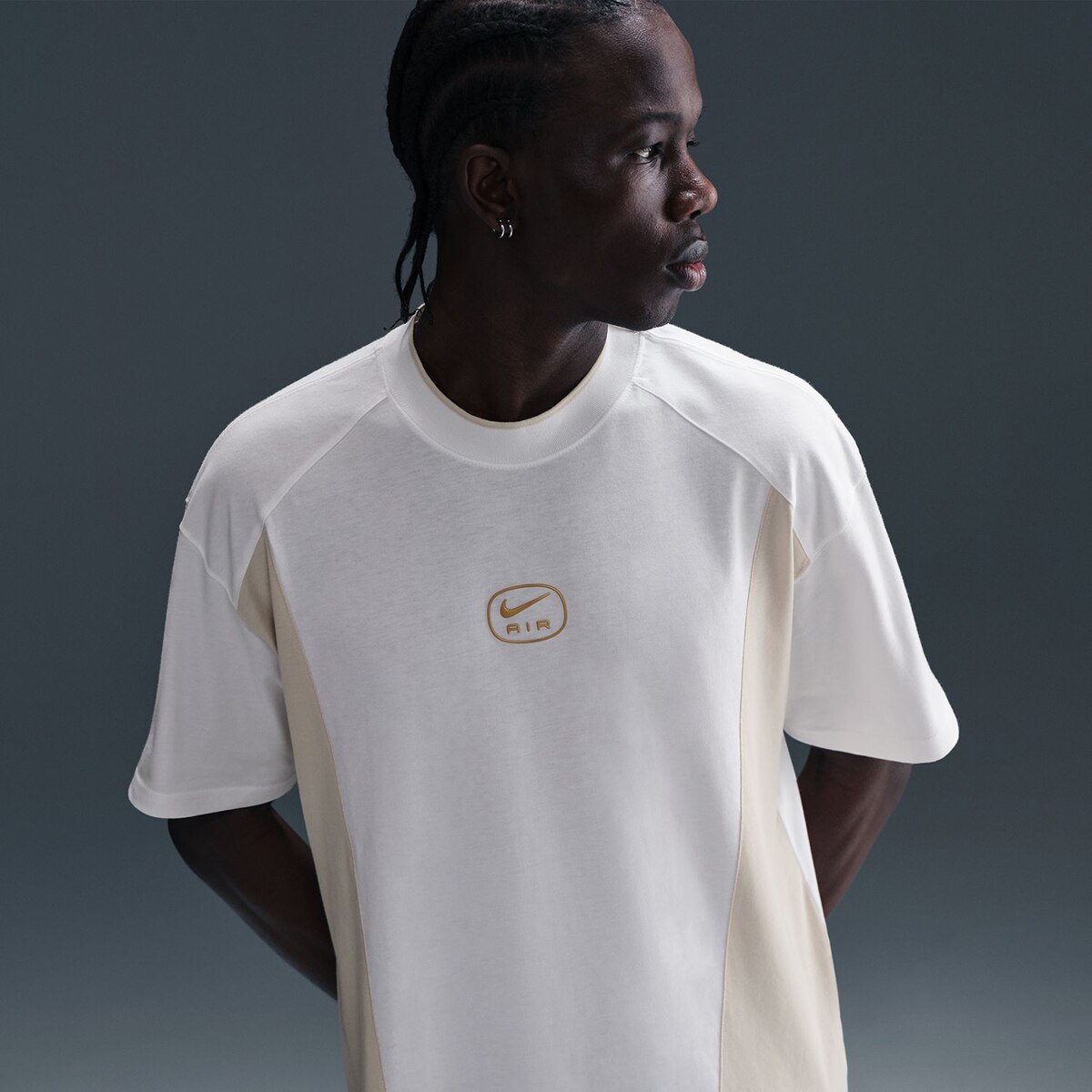T-shirt de homem Air Nike Branco-1