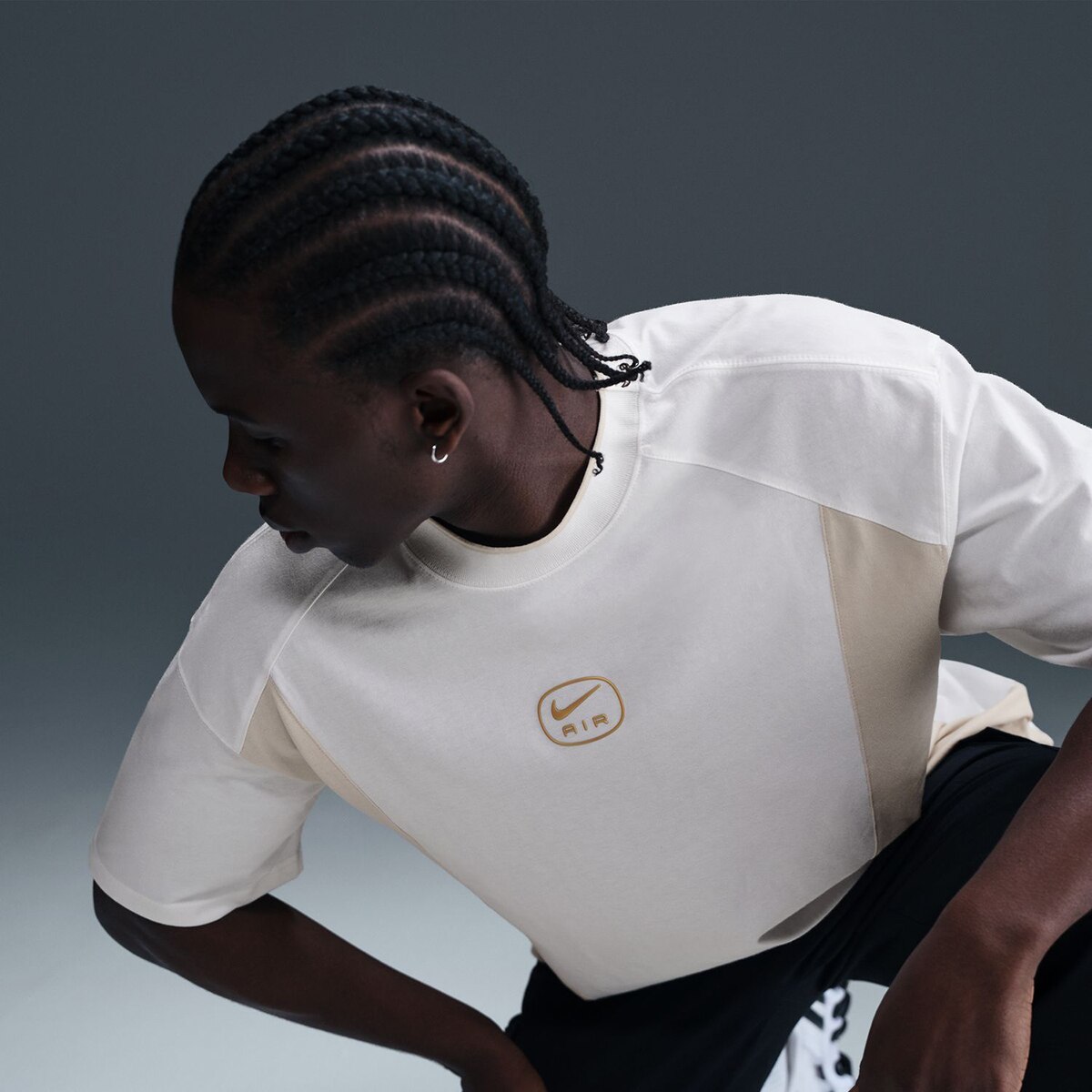 T-shirt de homem Air Nike Branco-2