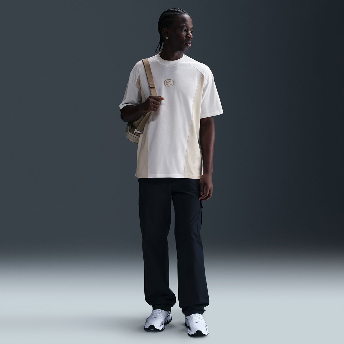 T-shirt de homem Air Nike Branco-4