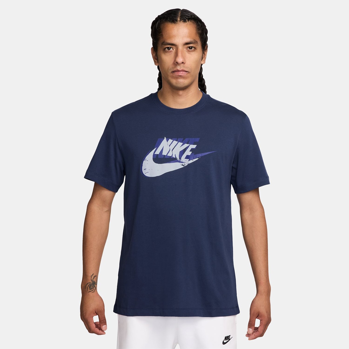 T-Shirt de Criança Sportswear Nike Azul-1