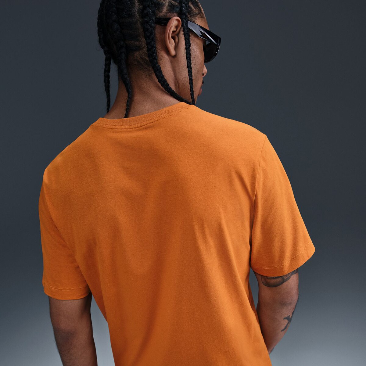 T-shirt de homem Sportswear Club Nike Laranja-3