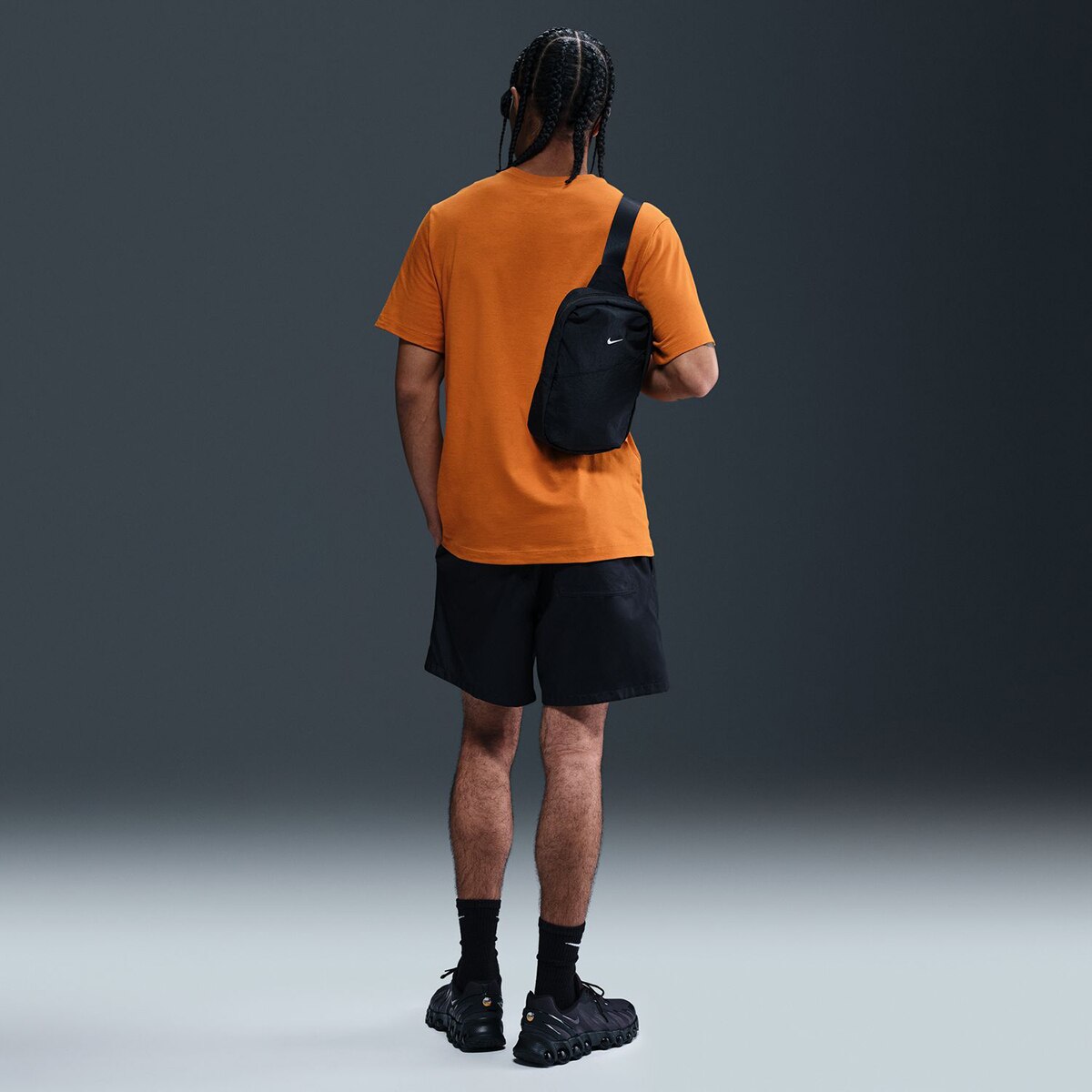 T-shirt de homem Sportswear Club Nike Laranja-5