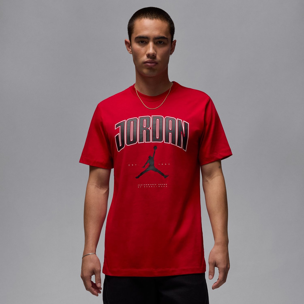 T-shirt de Homem Vermelho-1
