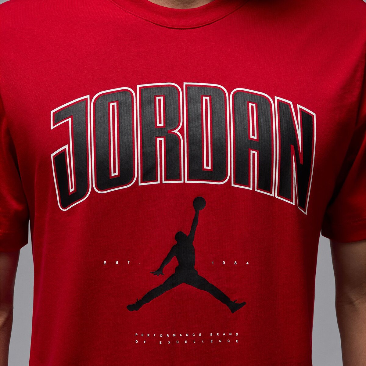 T-shirt de Homem Vermelho-3