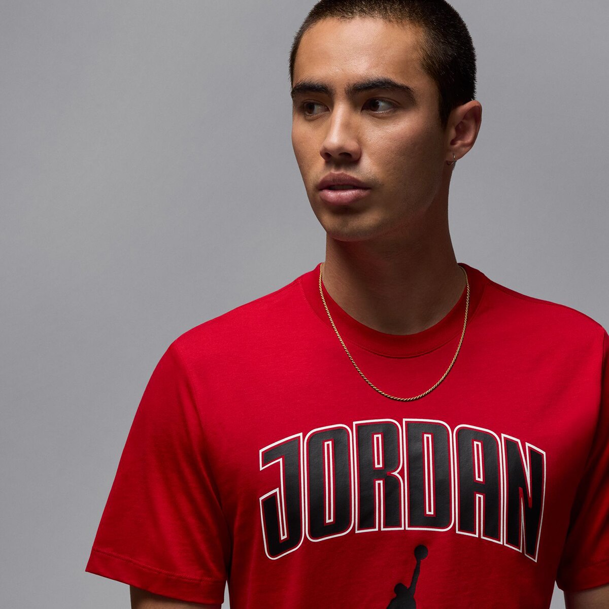 T-shirt de Homem Vermelho-4