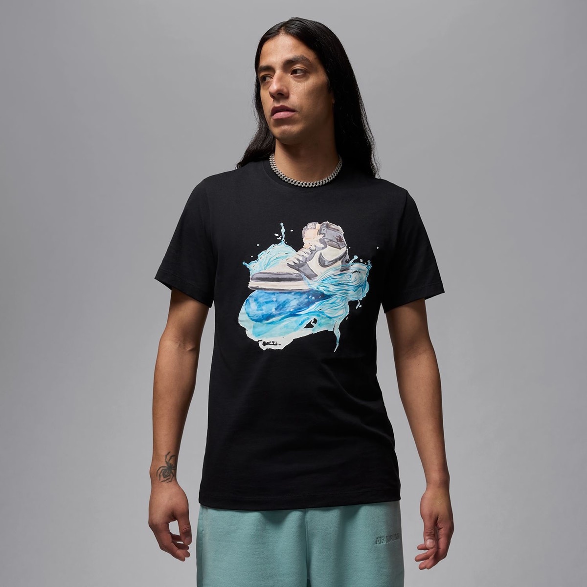 T-shirt de Homem Flight Essentials Preto-1