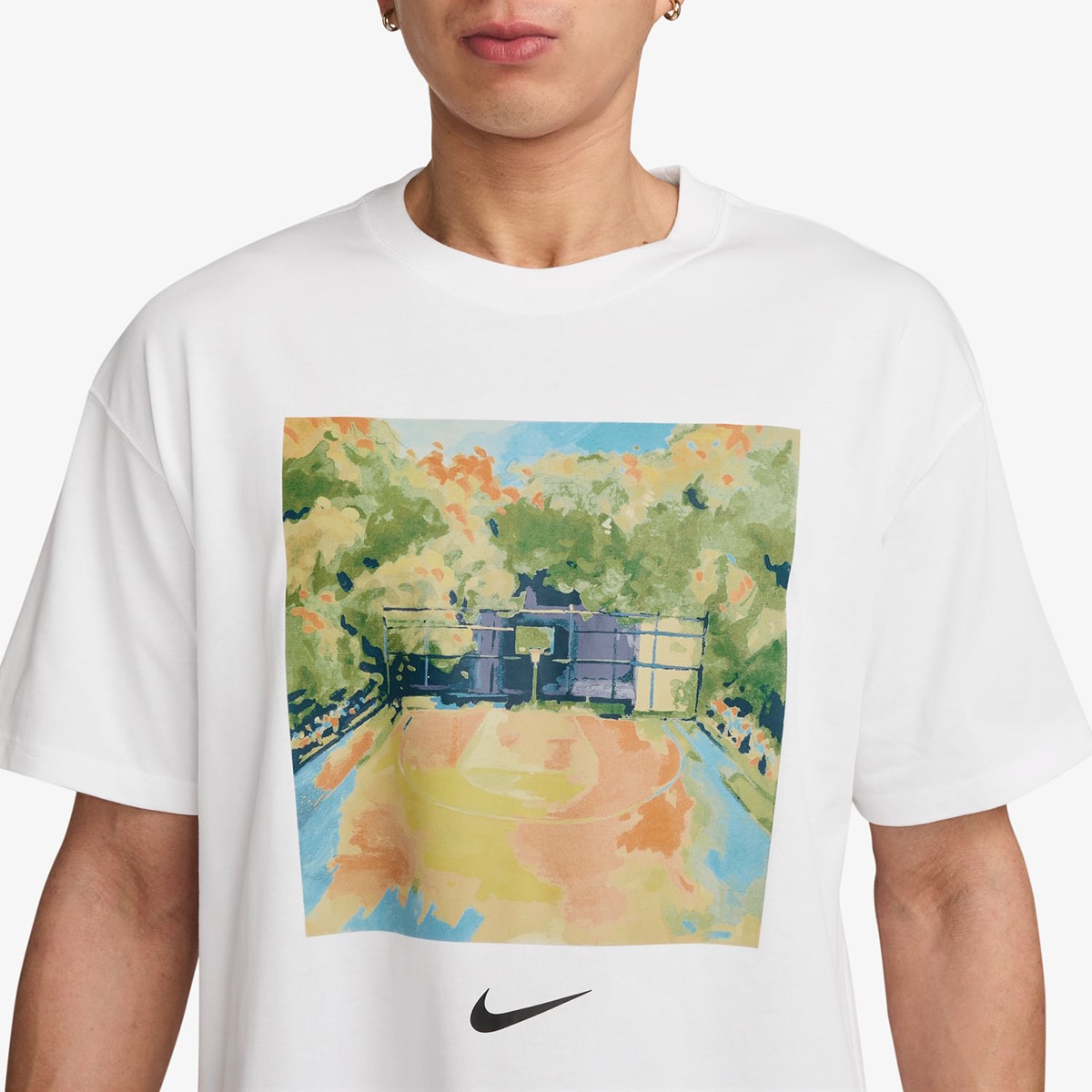 T-shirt de Homem Tee M90 Naos Branco-3