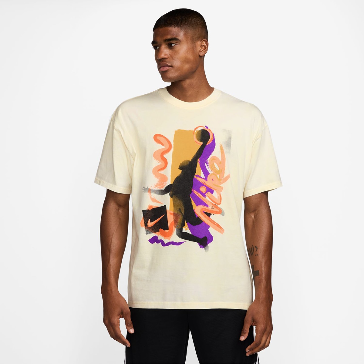 T-shirt de Homem Tee M90 Oc Dna Branco-1
