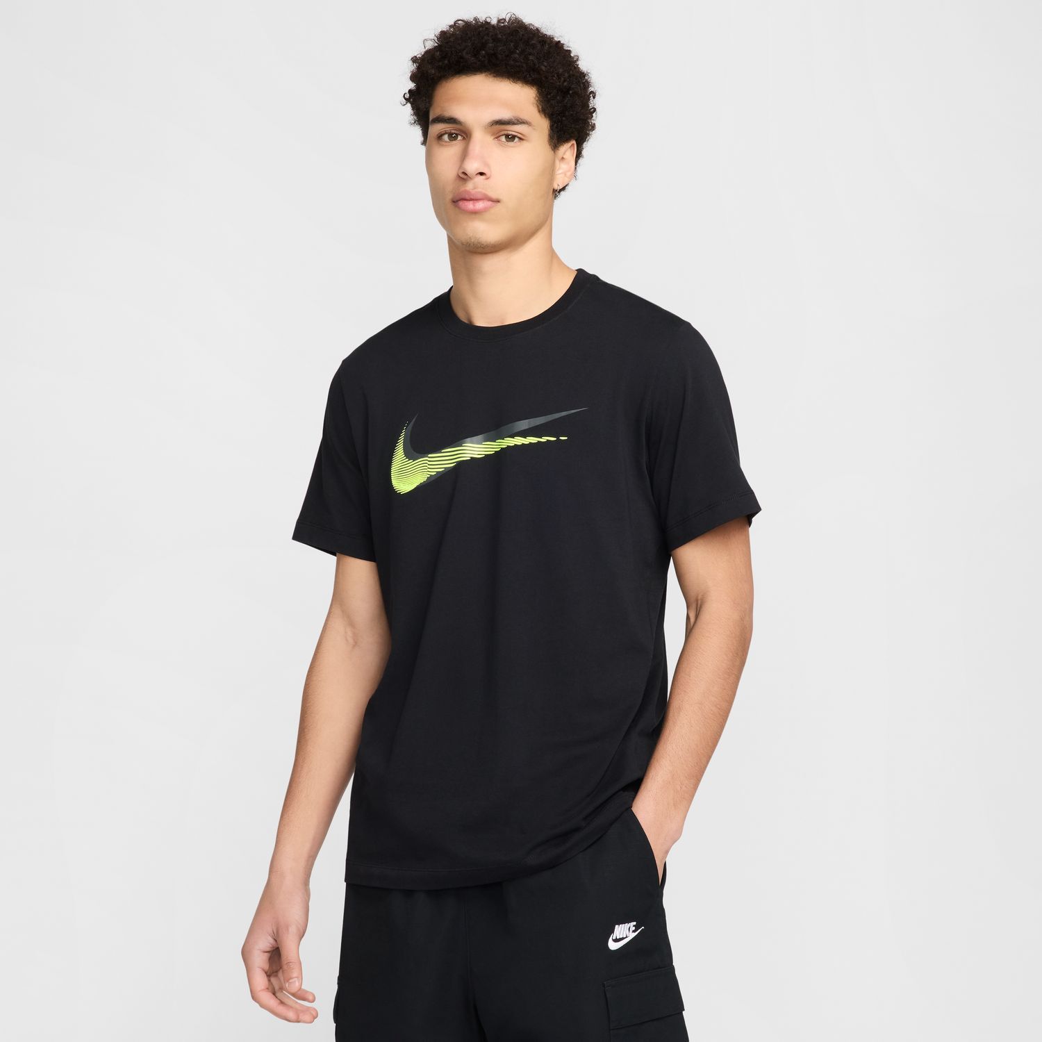 T-Shirt de Criança Sportswear Nike Preto-1